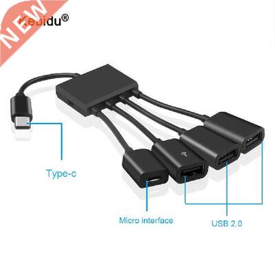 kebidu 4 USB Ports TypeC USB Power Ching Hub Cable