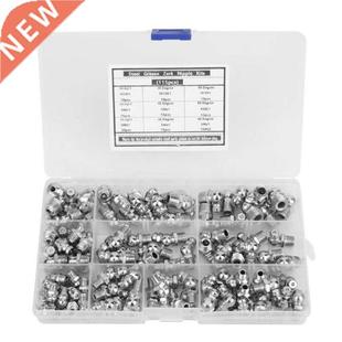 115Pcs Steel Grease Zerk Nipple Fitting Anti-Corrosion Anti-