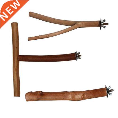 PCS Bird Perches Wooden Parrot Branch Stand Paw Grinding