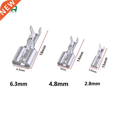 100pcs /25set Female Male Spade Crimp Terminals connector,