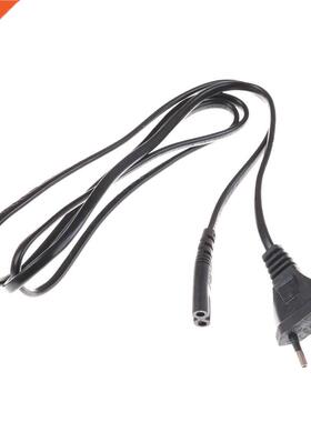 Short C7 To EU European 2-Pin Plug AC Power Cord Lead Cable