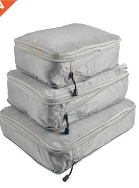 3pcs/set Compression Packing Cubes Travel orage Bag Luggag