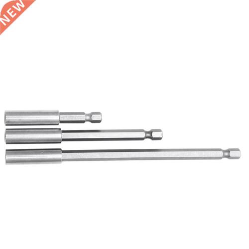 3Pc 1/4 Hex Quick Relese 60/100/150mm Extension Bit Holder