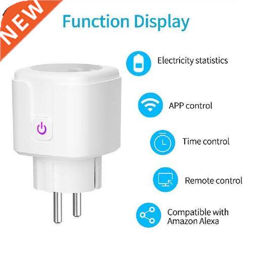 Smart Plug WiFi Socket EU 16A Power Monitor Timing Function