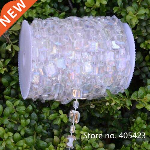 22m/roll Acrylic plastic beads connection square connection