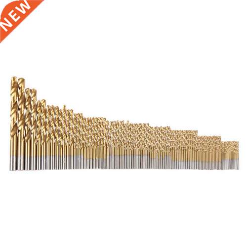 99pcs 1.5mm-10mm HSS Twist Bits Set Speed Steel Titanium Coa