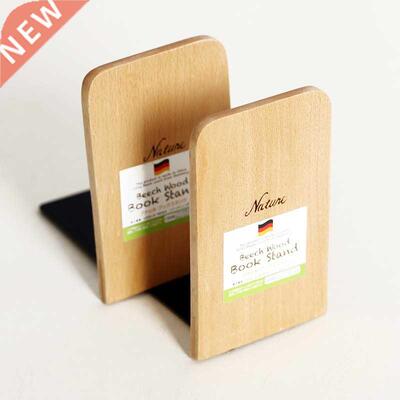 Book Ends Shelf Holder Bookends Nature Wood Book Stand Brand
