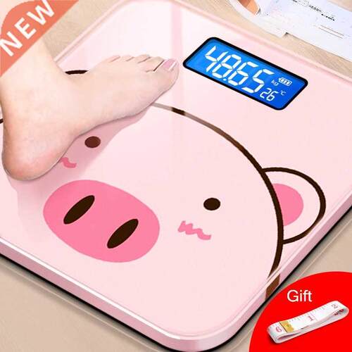 Ctoon Pig Bathroom Body Scales LCD Display Body Weighing D