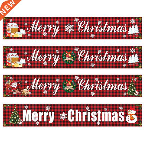 Outdoor Banner Merry Christmas Decor 适用于 Home 2020 Christ