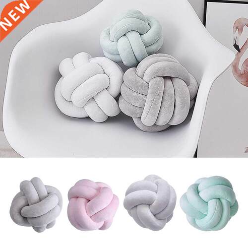 Soft Plu Knot Cuion Sofa Throw Pillow for Living Room Gr