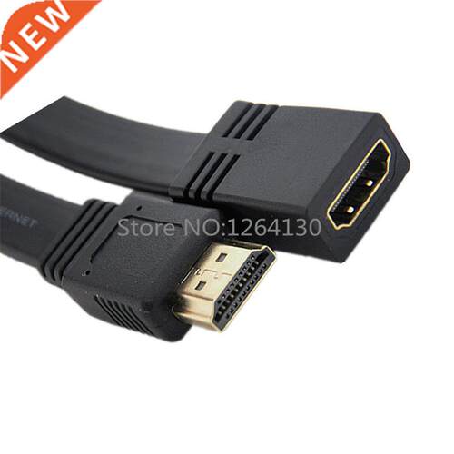50cm Flat HDMI A type 19pin male to hdmi A type Female exten