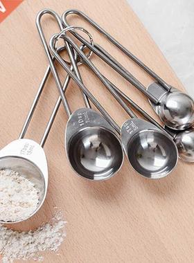 5 pièces acier inoxydable cuisson mesure cuill&egrave