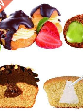 6pcs/set Cream Icing Piping Nozzle Tip Stainless Steel Puff