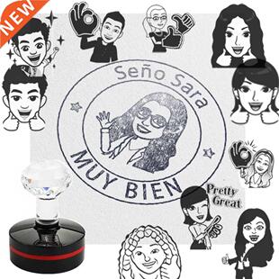 1984 Customized Spani Teacher Stamp Seal personalized