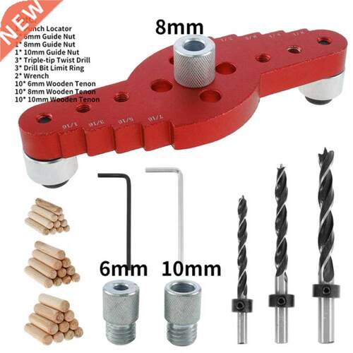 Vertical Pocket Hole Jig Woodworking Drilling Locator Self C