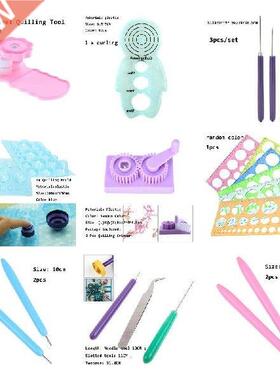 Random Color 2022 Paper Crafts  Quilling Rolling Tools