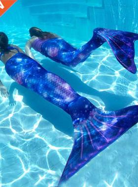 Fancy Kids Adults Mermaid Tails Swimwear for Summer Dress Gi