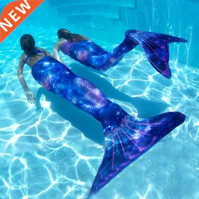Fancy Kids Adults Mermaid Tails Swimwear for Summer Dress Gi