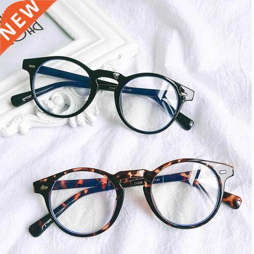 Round Glasses Frame Computer Glasses Anti Blue Light Glasses