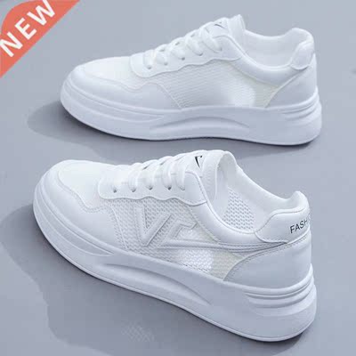 Vulcanized shoes sneakers women shoes solid color ladies fla
