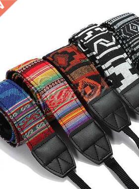 Universal Adjustable Camera Shoulder Neck Strap Cotton Leath