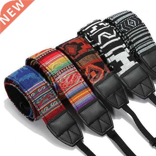 Universal Adjustable Camera Shoulder Neck Strap Cotton Leath