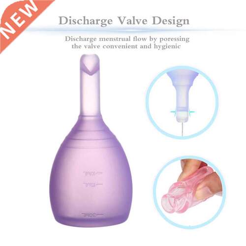 Medical Silicone Collector Menstrual Cup Menstruation Cup D