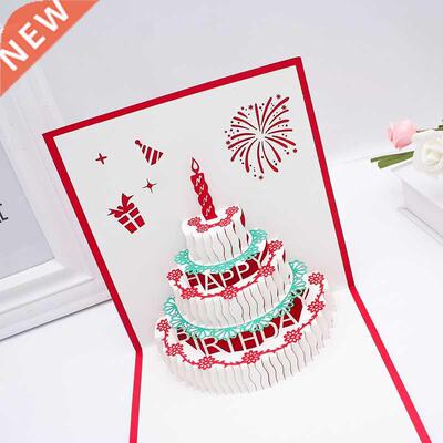 Three-Dimensional Birthday Greeting Card with Music 3D