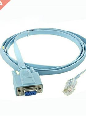 1.5M 5FT RJ45 Cat5 Ethernet to Rs22 DB9 COM Port Serial Fe