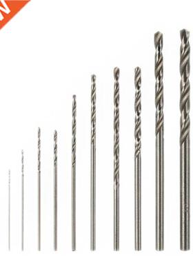 10Pcs HSS High Speed White Steel Twist Drill Bit Set For Rot