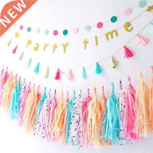 Cretive Colorful Pper Tssels DIY Pper Crfts Multicolor
