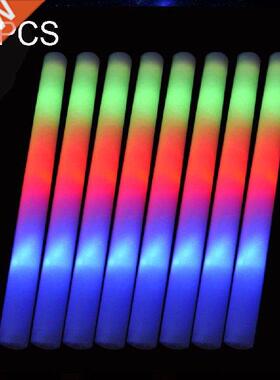 8pcs/pack Party Birthday Concert LED Light Foam Stick Shows