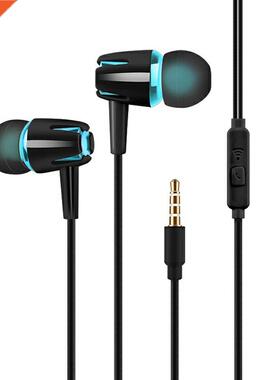 M18 3.5Mm Headphones With Subwoofer Earbuds Adjuable Volum