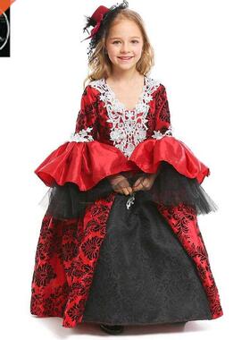 Victorin Hlloween costume girl Lolit princess dress plc