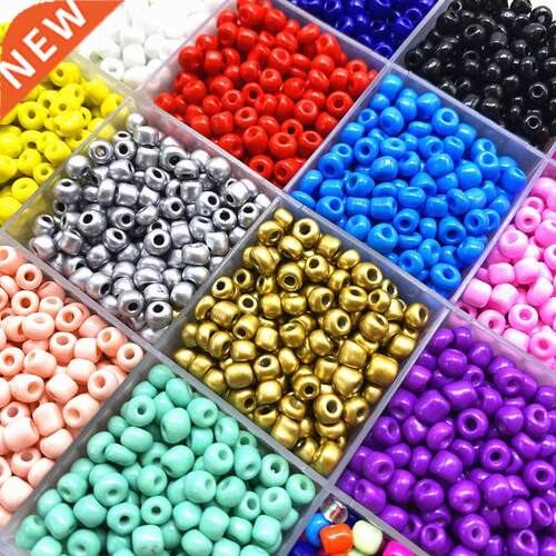 200pcs 4mm Charm Czech Glass Seed Beads DIY Bracelet Necklac