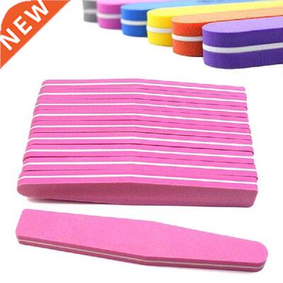 10PCS/Lot Double Side Sponge Nail Files Buffer 100/180