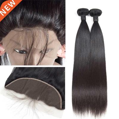 ESTRELLA Peruvian Lace Frontal with Bundles Straight Human H