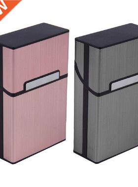 1Pcs New Ultra Thin Fashion Pipe Cigaret Case Slim Metal