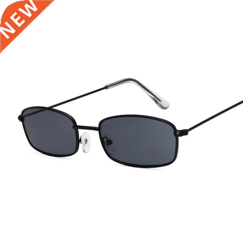 New Alloy Square Sunglasses Woman/man Small Frame Design Sun图片