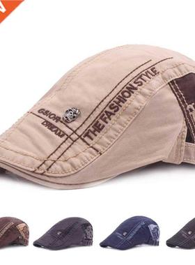Fashion Letter Beret Hat Men Sun hat Golf Driving Cabbie Hat
