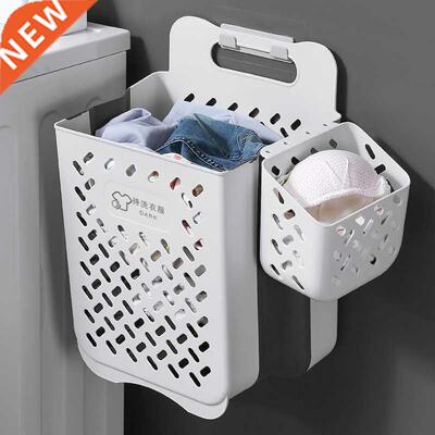 Foldable Laundry Baskets Wall-Mounted Storage Basket Box Hou