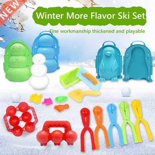 Love Shape Snowball Maker Duck Snowball Clip Kids Winter