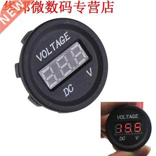DC 12 V-24 V LED Voltmeter Voltmeter Gauge Panel Volt Meter