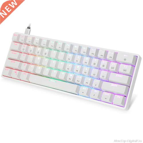 GK61 SK61 61 Key Mechanical Keyboard USB Wired LED Backlit A