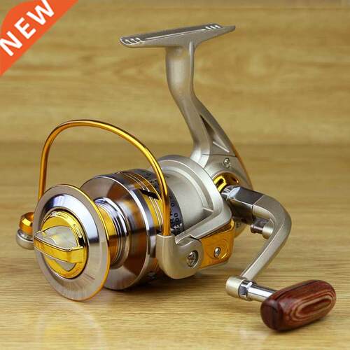 Free shipping yellow 10BB Spool Aluminum Spinning Fishing Re