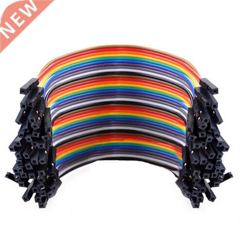 5X 40pcs 10cm Female To Female Dupont Wire Jumper Cable for