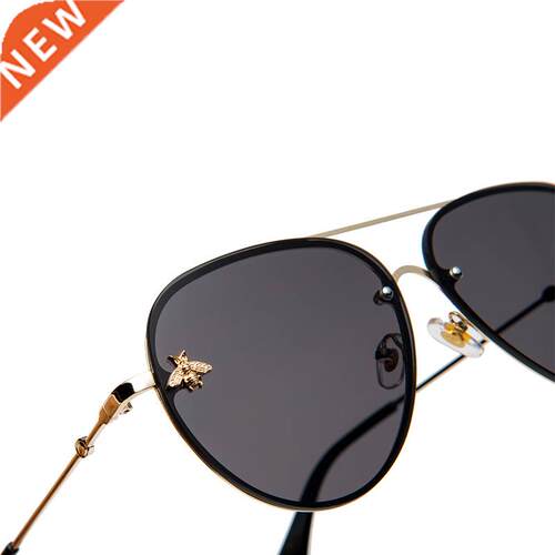 ALIKIAI Luxury Bee 2022 Pilot Sunglasses Women Fashion Shade
