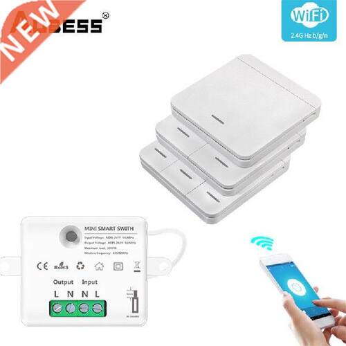 4Mhz Wireless Wall Switch Wall Panel Transmitter Safety