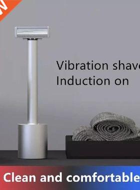 Safety Razor Head Vibration IPX7 Waterproof Electric Men's