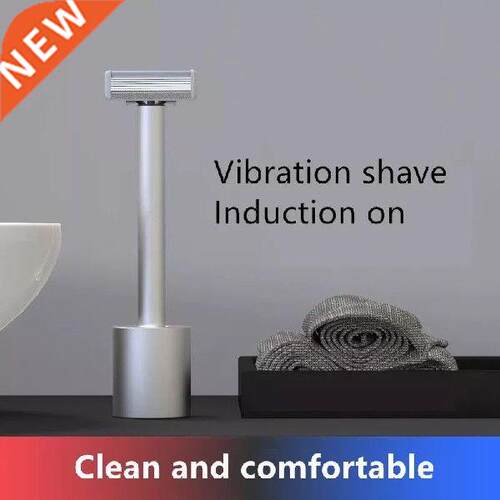 Safety Razor Head Vibration IPX7 Waterproof Electric Men's